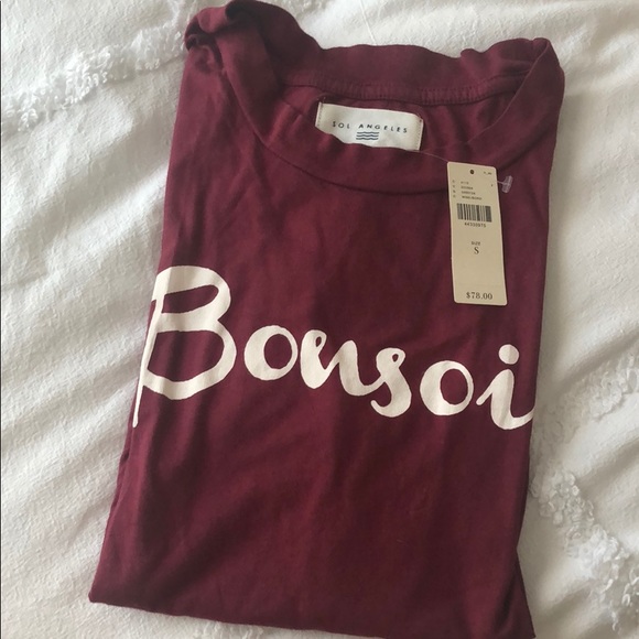 NWT Anthropologie Sol Angeles Bonsoir t-shirt - Picture 1 of 2
